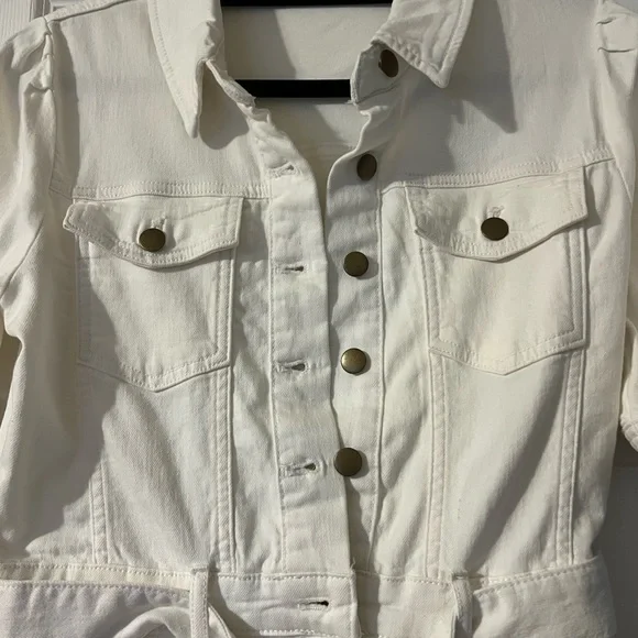 NWT Aves Les Filles Denim Romper - Picture 7 of 15